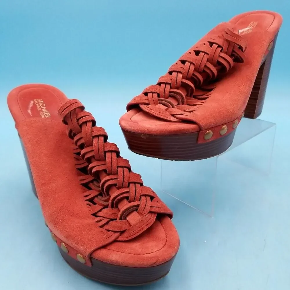 MICHAEL Michael Kors Westley Platform Mules - Size 10 - EUC
